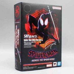 اکشن فیگور بندای مدل اسپایدرمن مایلز مورالس طرح Spiderman Miles Morales SHFiguarts