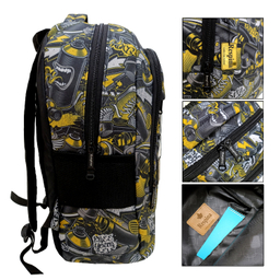 کیف مدرسه پسرانه رسپینا طرح اسپری به همراه جامدادی