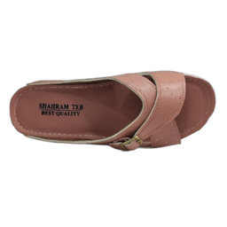 دمپایی زنانه شهرام طب کد 1024 رنگ گلبهی