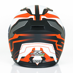 کلاه کاسکت راپیدو مدل 950 طرح Orange/SRT به همراه کاور