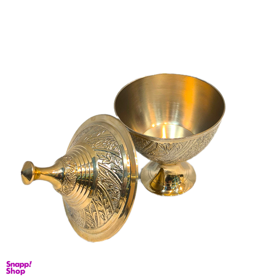 قندان برنجی مدل پایه دار کد 1021