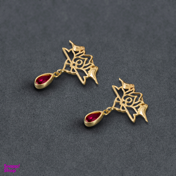 نیم ست طلا 18 عیار زنانه جواهری سون کد 3211