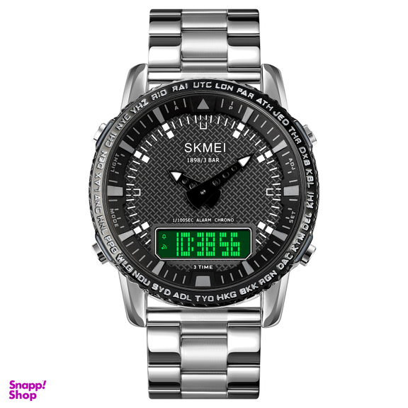 ساعت مچی عقربه ای مردانه اسکمی 1898 رنگ نقره ای