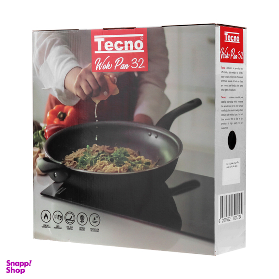 تابه تکنو مدل Wok سایز 32