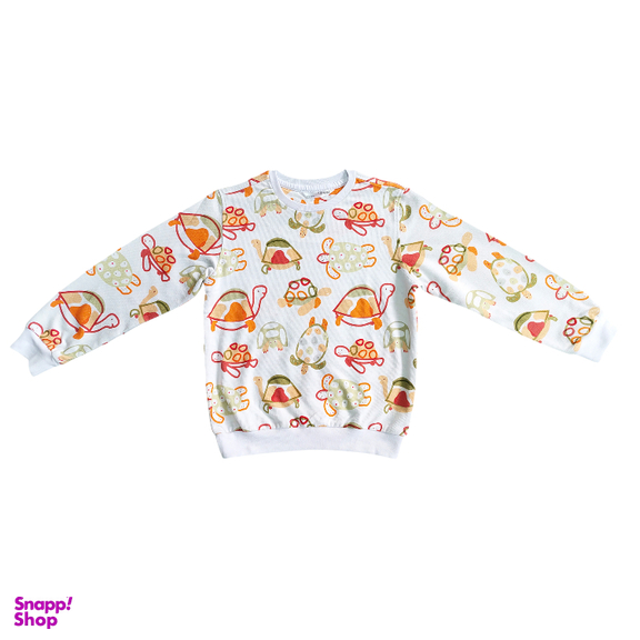 ست سویشرت و شلوار بچگانه طرح چاپ لاک پشت گیزولان