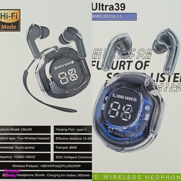 ایرفون بلوتوثی مدل Ultra39 V5.3