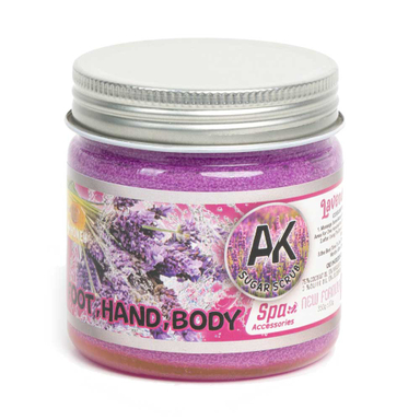 اسکراب شکری لایه بردار پوست ای کا رایحه لوندر وزن 350 گرم