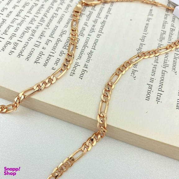 زنجیر زنانه ژوپینگ مدل فیگارو کد 60 N4297