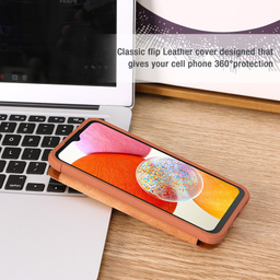 کیف کلاسوری نیلکین مدل Qin Pro Leather مناسب برای گوشی موبایل سامسونگ Galaxy A14 4G