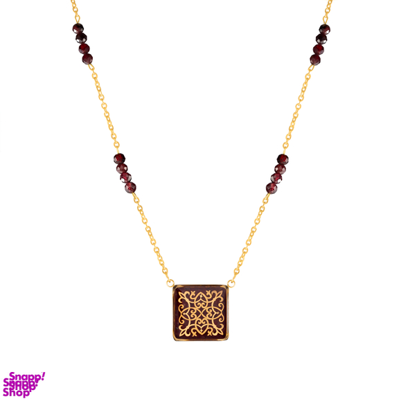 گردنبند زنانه الون مدل گارنت ترنج کد P04089020017A