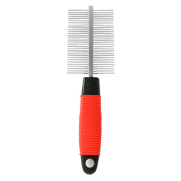 شانه گره باز کن دو طرفه دسته پلاستیکی مدل A-136-D