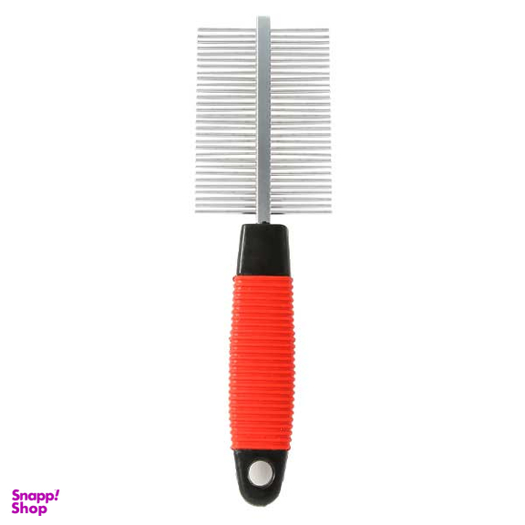 شانه گره باز کن دو طرفه دسته پلاستیکی مدل A-136-D