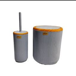 ست سطل و فرچه کاریزما طرح چوب کد 338 بسته 2 عددی