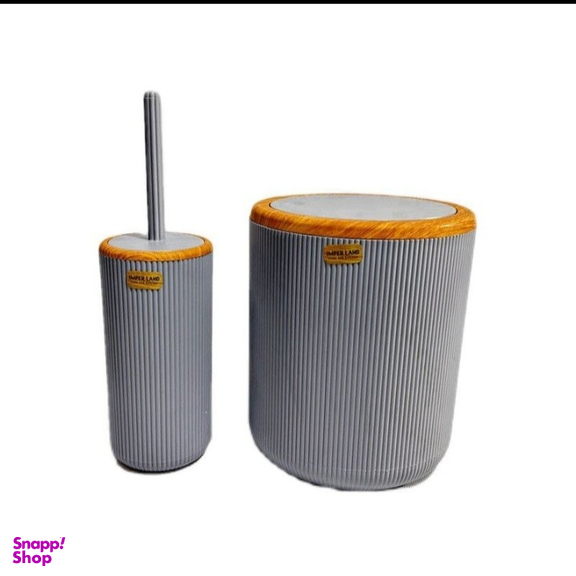 ست سطل و فرچه کاریزما طرح چوب کد 338 بسته 2 عددی
