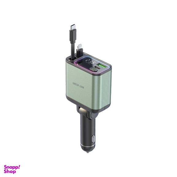 شارژر فندکی موبایل گرین لاین مدل Retractable 90W Car