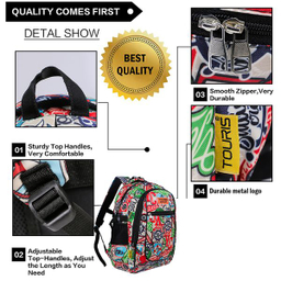 کوله پشتی توریث مدل KW-8000 به همراه جامدادی