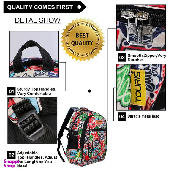 کوله پشتی توریث مدل KW-8000 به همراه جامدادی