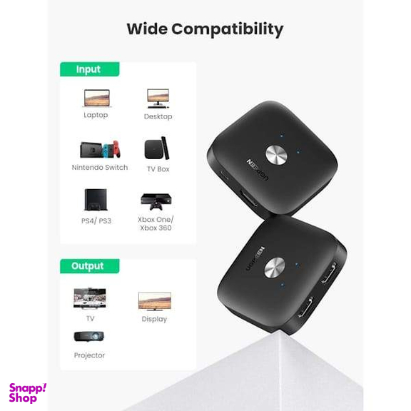 سوییچ HDMI 2.0 4K یوگرین مدل CM333 کد 80126