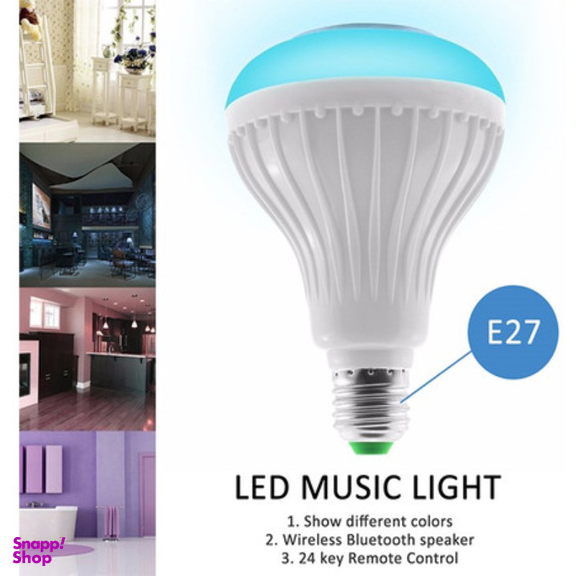 لامپ هوشمند و اسپیکر بلوتوث دیوایس کد Music Bulb