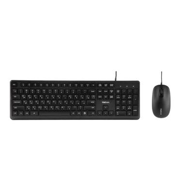 ماوس و کیبورد با سیم هترون مدل HKC215