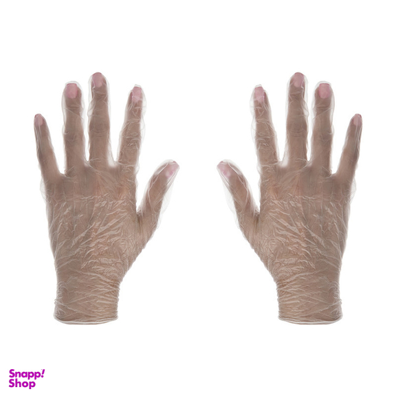 دستکش وینیل اپی پرفکت مدل 01 سایز مدیوم بسته 100 عددی