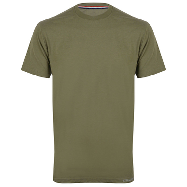 تیشرت آستین کوتاه مردانه کانتکس مدل نخ پنبه کد رنگ زیتونی