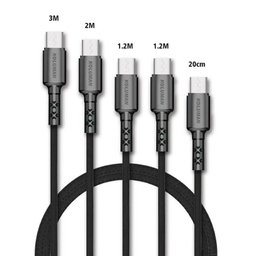 کابل تبدیل USB به microUSB کلومن مدل kd-30 مجموعه 5 عددی