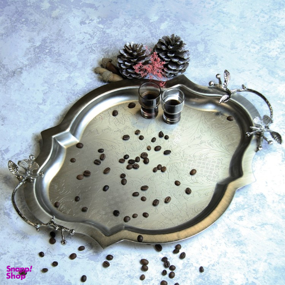 سینی فلزی آبکاری فورتیک سالینو کد N-6085