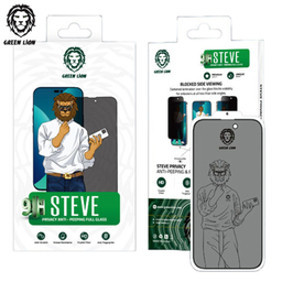 محافظ صفحه نمایش حریم شخصی گرین مدل Steve Privacy مناسب برای گوشی موبایل اپل iPhone 13 pro max /14 Plus