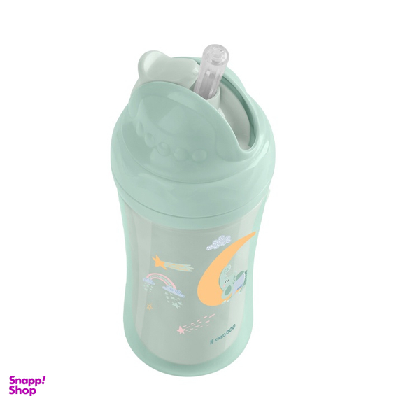 لیوان نی دار کیکابو moony me طرح فیل گنجایش 220 میلی لیتر
