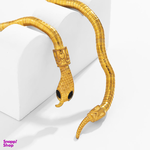 گردنبند زنانه مدل آریا طرح مار کد 01