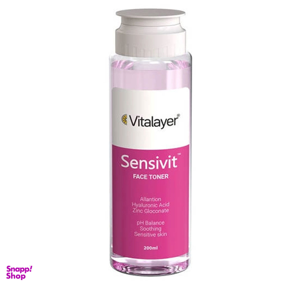 تونر پاک کننده صورت ویتالیر مدل سنسی ویت حجم 200 میلی لیتر