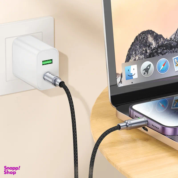 کابل دیتا 27 وات Lightning به Type-C نکسا مدل L70 طول 1 متر