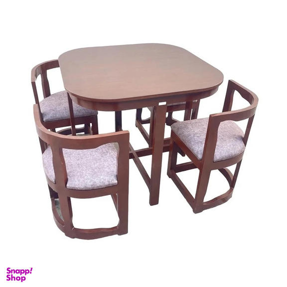 میز و صندلی ناهارخوری چهار نفره گالری والریان مدل M-CH-104