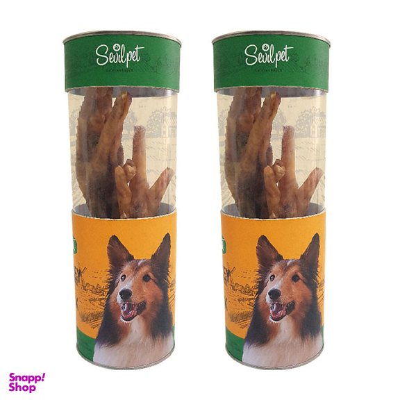 تشویقی سگ سویل پت مدل Turkey Feet Snack وزن 120 گرم بسته 2 عددی