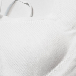 کراپ تاپ زنانه ماییلدا مدل پد متحرک کد 5250-175 رنگ سفید