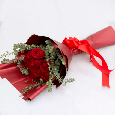 دسته گل رز طبیعی کد 23843