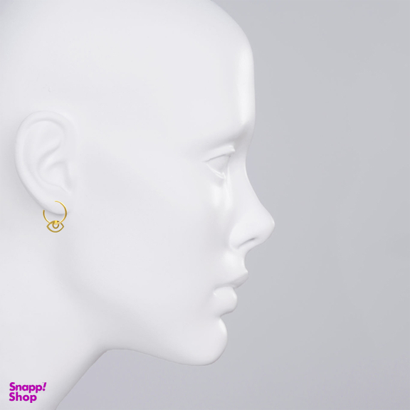 گوشواره طلا 18 عیار زنانه کاپانی مدل چشم کد KE018