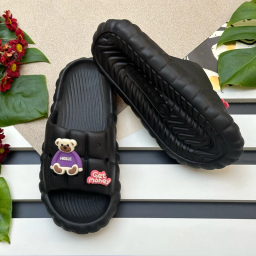 دمپایی زنانه پاپا مدل ندا رنگ مشکی