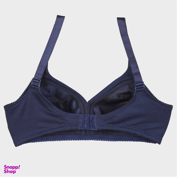 سوتین زنانه بارون مدل بدون فنر پرسی کد 503 رنگ سرمه ای