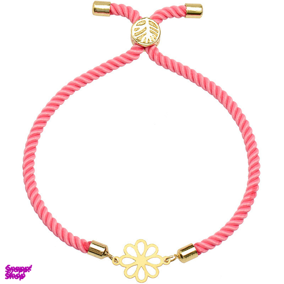 دستبند طلا 18 عیار زنانه پانسی کد 09123