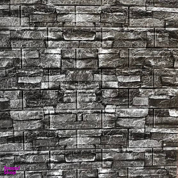 دیوارپوش فومی طرح سنگ کد ZS سایز 70×77 سانتی متر