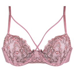 سوتین زنانه کارنا رز مدل فنردار کد 3377-17 رنگ صورتی