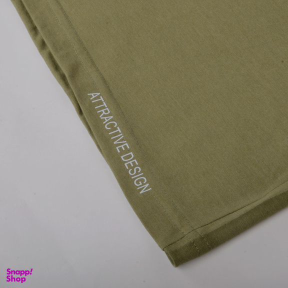 تیشرت آستین کوتاه مردانه کانتکس مدل نخ پنبه کد رنگ زیتونی