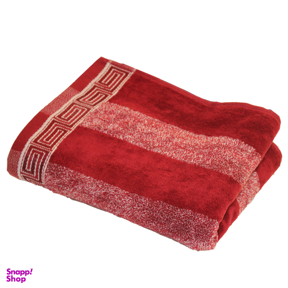 حوله دستی ماندگار طرح راه راه سایز 75x40 سانتی‌متر