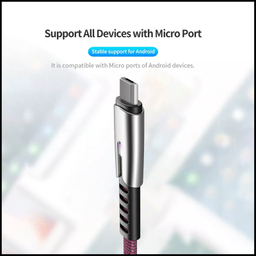 کابل تبدیل USB به MicroUSB راک اسپیس مدل RCB0776 طول 1.2 متر