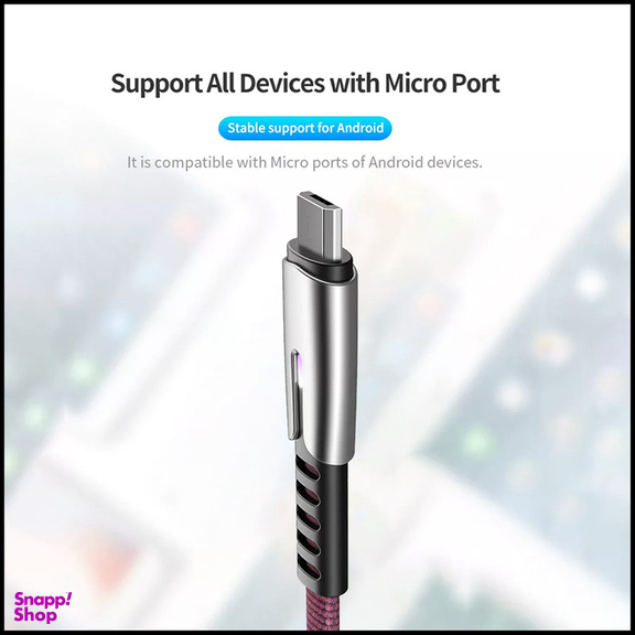 کابل تبدیل USB به MicroUSB راک اسپیس مدل RCB0776 طول 1.2 متر