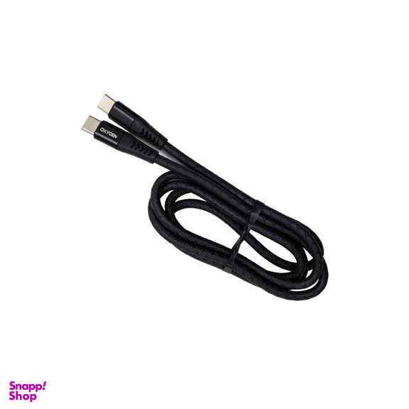 کابل شارژ 65 وات Type-C به Type-C اکسیژن مدل LX-5 کد 14040414 طول 1 متر
