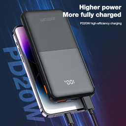 پاوربانک اکستروم مدل APB10K22W-B ظرفیت 10000 میلی آمپر ساعت