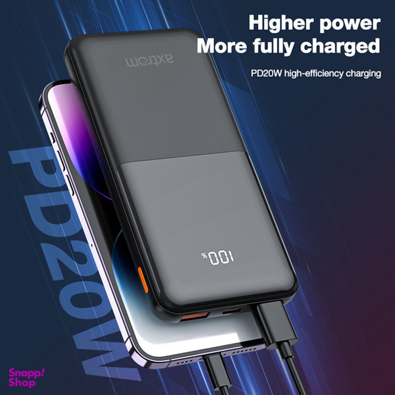 پاوربانک اکستروم مدل APB10K22W-B ظرفیت 10000 میلی آمپر ساعت